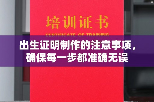 石楼出生证明制作的注意事项，确保每一步都准确无误