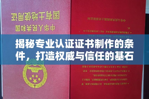 石楼揭秘专业认证证书制作的条件，打造权威与信任的基石