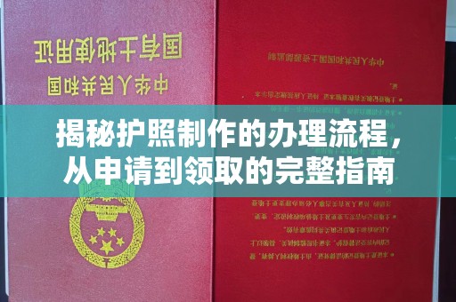 石楼揭秘护照制作的办理流程，从申请到领取的完整指南