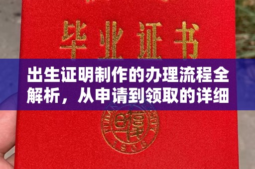 石楼出生证明制作的办理流程全解析，从申请到领取的详细指南