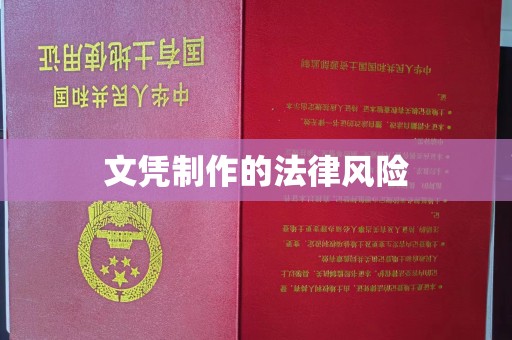 石楼文凭制作的法律风险
