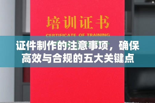 石楼证件制作的注意事项，确保高效与合规的五大关键点