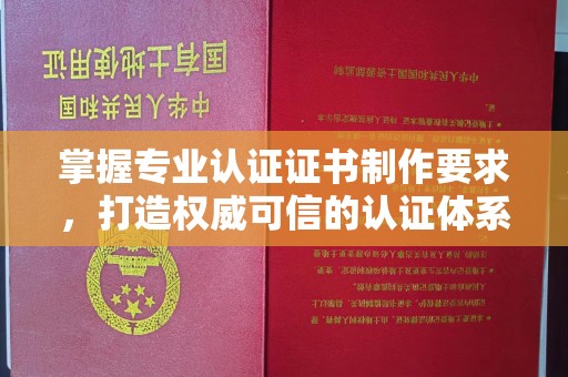 石楼掌握专业认证证书制作要求，打造权威可信的认证体系