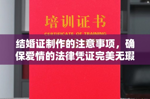 石楼结婚证制作的注意事项，确保爱情的法律凭证完美无瑕