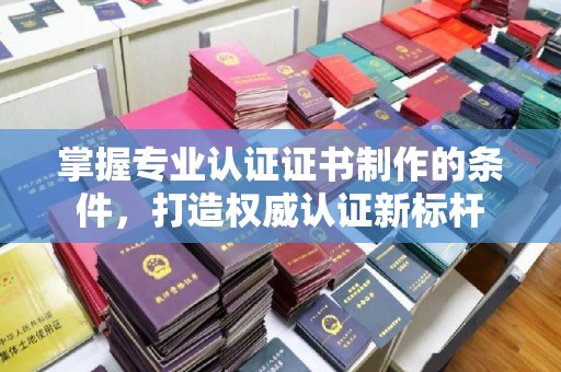 石楼掌握专业认证证书制作的条件，打造权威认证新标杆